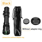 Lightdow 420-800mm f/8.3-f16 Manual Telephoto Zoom Lens for Canon EOS R1 80D T3 T4 T5i T6 Nikon Sony Olympus Pentax DSLR Cameras