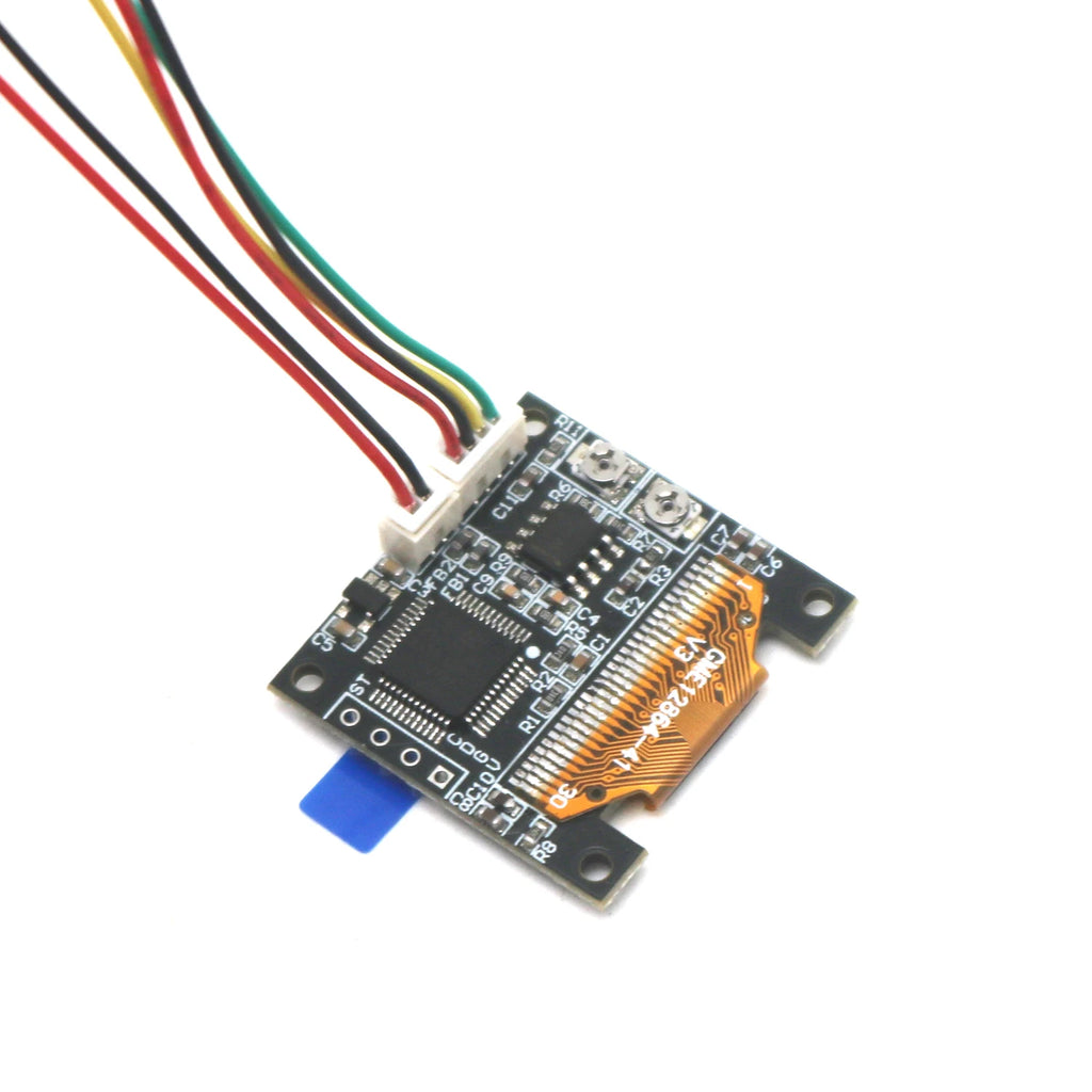 0.96" OLED Music Spectrum Display Analyzer Stereo Audio Atmosphere Light Power Amplifier Level Indicator Rhythm VU METER