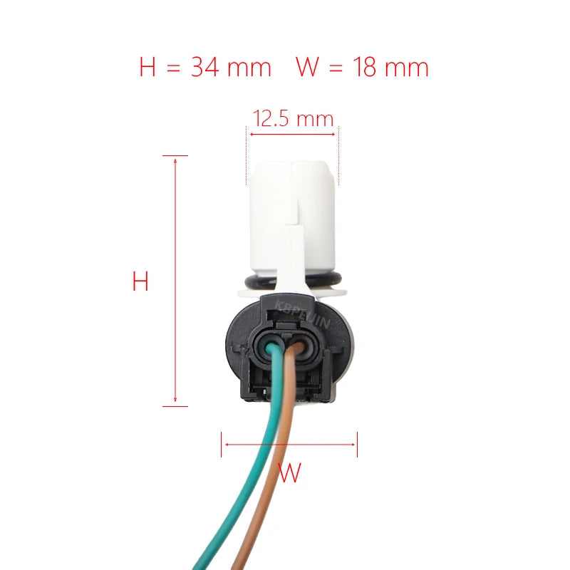 For Mini Cooper Paceman Clubman Side Turn Signal Light Car Bulb Holder T10 Socket Base Connector Wiring Accessories 2PC