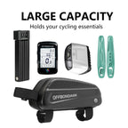 OFFBONDAGE Hard Shell Bike Front Bag 0.8L EVA Waterproof Bicycle Bag MTB Road Bike Top Tube Bag Cycling Storage Bike Accessories