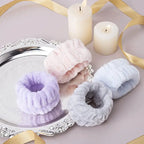 4/2PCS Wrist Washband Microfiber Wrist Wash Towel Band Wristband Scrunchies Wash Face Absorbent Wrist Sweatband Women Headband