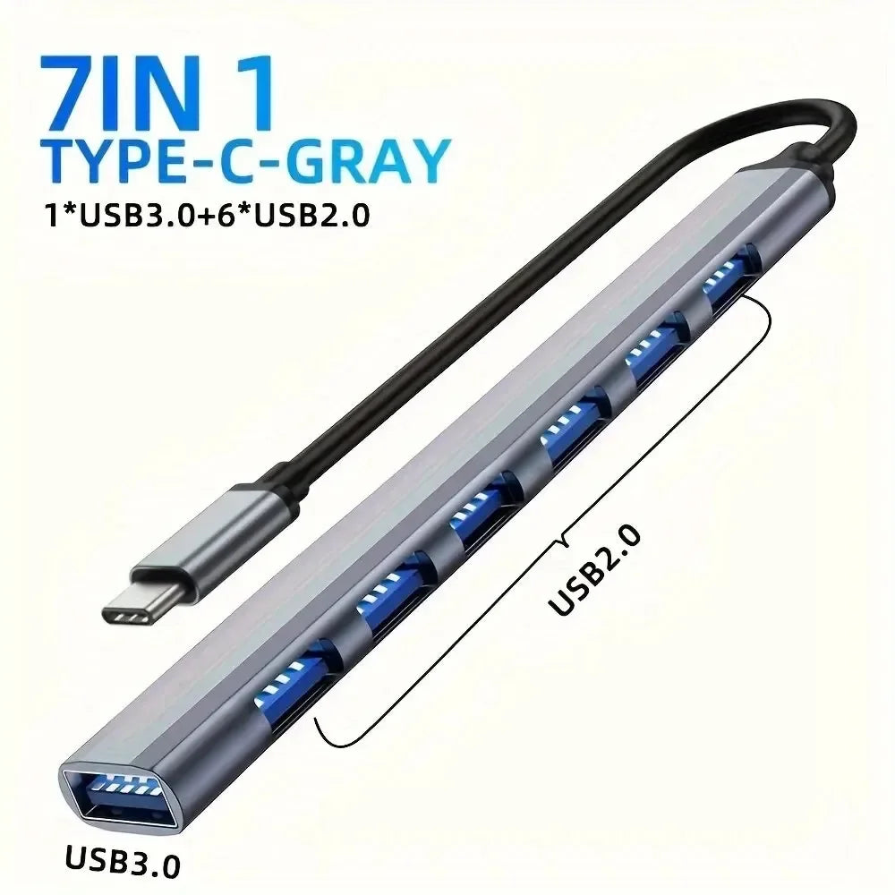 Usb 8In1 7in2 7in1 3in1 11in 1 Type C  To 4k HdTV Hub Adapter Sd Tf Rj45 Card Reader Pd Fast Charge For Macbook laptop Computer