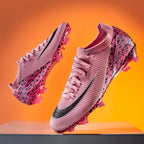 New Men Football Boots Professional Boys Soccer Shoes Ankle Sports Shoes Non-Slip TF/FG Match Sneakers Unisex Comfortable