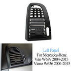 LHD RHD Car Left Right Centarl AC Vent Grille Air Outlet Panel Cover For Mercedes Benz Vito Viano W636 W639 2004-2015
