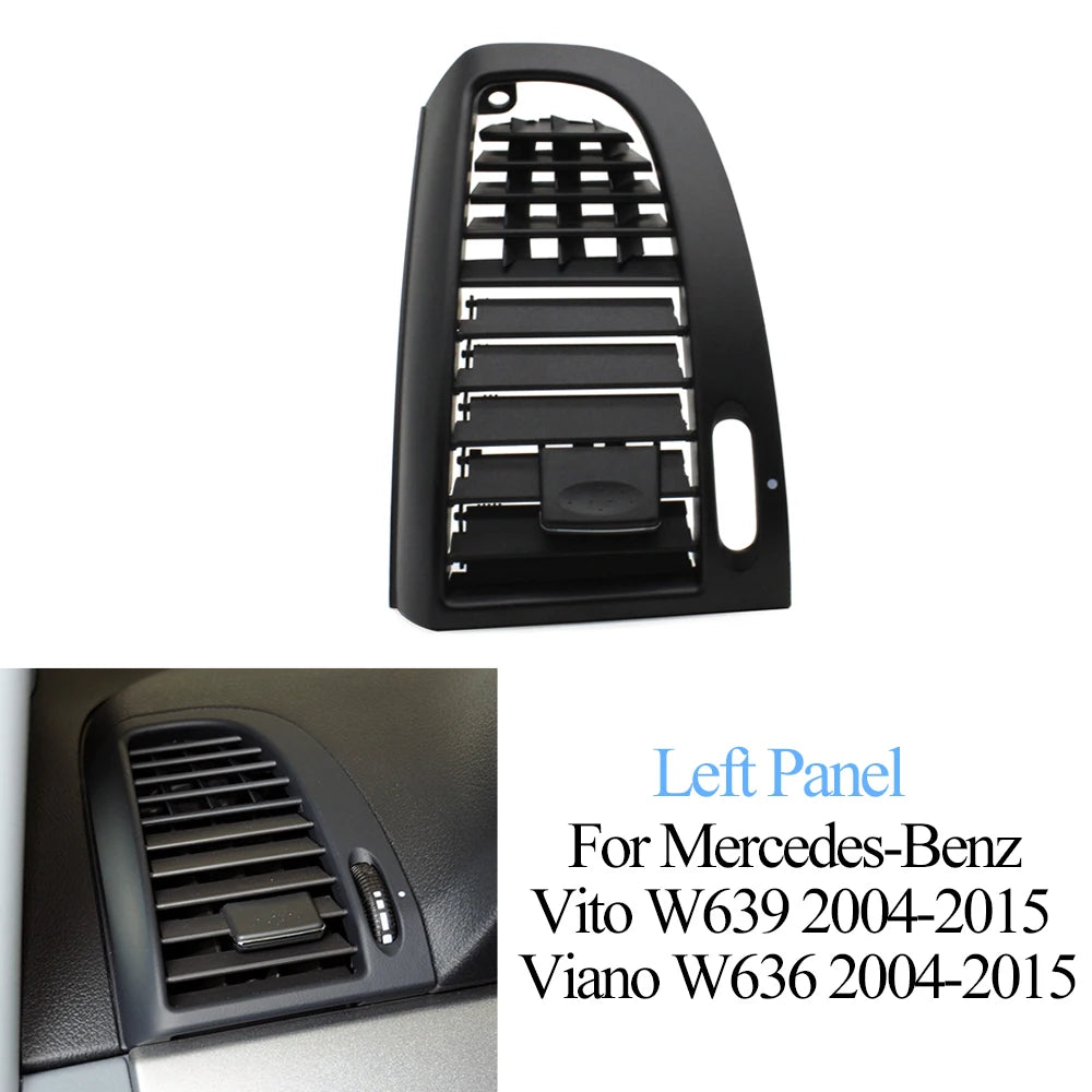 LHD RHD Car Left Right Centarl AC Vent Grille Air Outlet Panel Cover For Mercedes Benz Vito Viano W636 W639 2004-2015