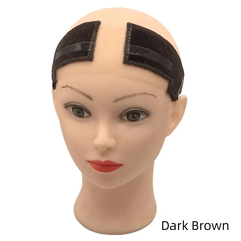 Wig Grip Headband Velvet With Silicone Headband Scarf Head Hair Band With Invisible and Adjustable Fishing Line Headband for Wig