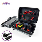JunYue 110V-220V to 12V Test box Tester for Auto Car LED Headlight HID Xenon LED Bulb H7 H4 9005 9006 H11 H8 H9 LED Tester Bag