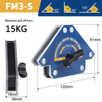 12.5/25/50/75Kg Magnetic Welding Holders Angle Solder Arrow Magnet Weld Fixer Positioner Ferrite Holding Auxiliary Locator Tools