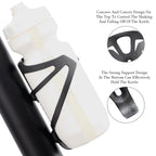 HUALONG 3K Carbon Fiber Bicycle Water Bottle Cage Road MTB Gravel Bike Water Bottle Holder Cages, Matte Black, Weight (16±2g)
