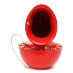 Car Horn Red Horn Electric Bull Horn Cow Sound Metal Horn for Truck Train Boat Motorcycle Car Truck Boat Super Loud 12V 200db