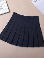 Brown Skirt Ladies 2025 Summer Clothes Women's High Waist Harajuku Korean Style Black Mini Pleated Skirt For School Girl Uniform