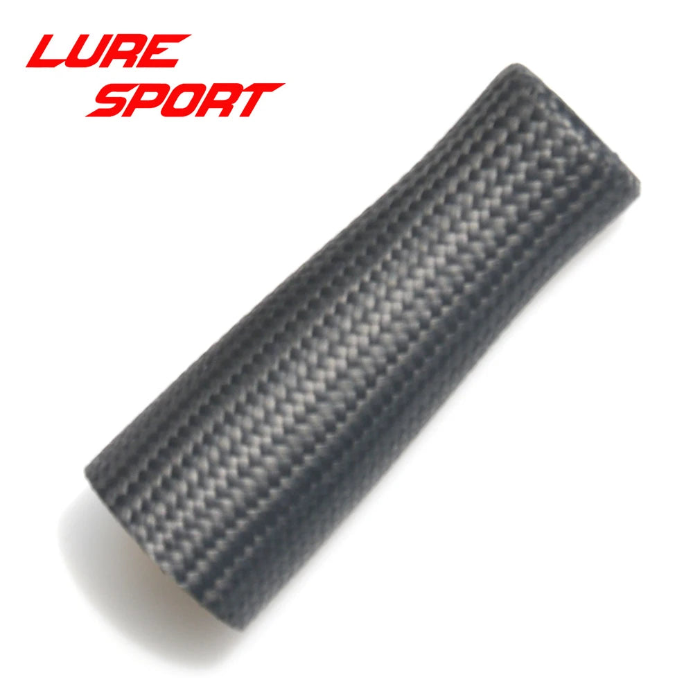 Proton 2pcs  Carbon Fiber Weaving 71mm 76mm 84mm handle Grip for Reel Seat Rod Building component Rod Repair DIY blank