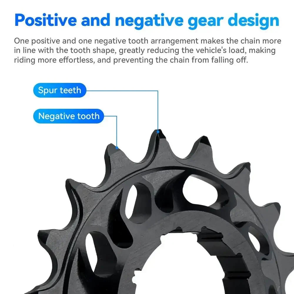 TANKE Single Speed Flywheel Conversion Kit HG Cassette Cog 7075 Aluminum 15T-18T