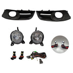 Car LED Fog Lights Fog Lamp cover For Toyota Corolla 2004 2005 2006 European Version Harness Wiring Cover Grille Halogen bulb