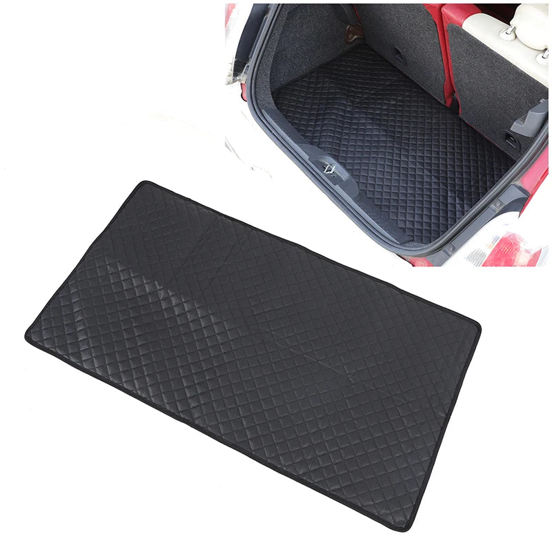 For Fiat 500 2007-2024 Automobile Trunk Pad Dust, Waterproof, Scratch Protection MAT LHD RHD Automobile Rear Pad Carpet