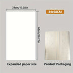 Calligraphy & painting paper sheets, 50/100pcs, 34x68cm or 34x138cm craft paper