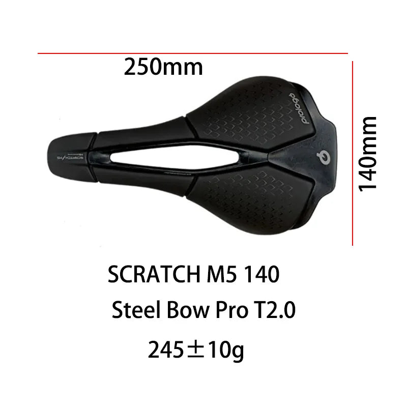 Prologo NDR M5 Short Nose Saddle245×143mm/250x140mm Hollow Road MTB Bicycle Front Saddle Men Women