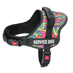 Dogs Harness Customizable Personalized Patches Dog Vest Eazy Control Handle Adjustable Backing Small Medium Large Pet Dog Collar