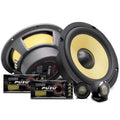 PUZU PZ-6509S 6.5 Inch Glass Fiber Sound Cone Car Audio Two Frequency Set Speaker 180W Maximum Output Power