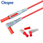 Cleqee P1300B 16PCS 4mm Banana Plug Multimeter Test Leads kit+Replaceable Test Probe Needles+Alligator Clips+Test Probe Pens