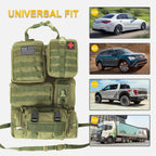 Car Backseat Hanging Bag, Tactical Accessory Organizer, Self-Driving Hunting Outdoor Storage Bag Classified Storage Bag