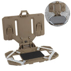 Molle folding phone map holder navigation board for tactical vest chest mount, black/green/desert, 1pc/5pcs