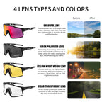 Kapvoe Cycling Glasses Polarized MTB Road Bike Glasses UV400 Protection Sunglasses Ultra Light Sport Eyewear Equipment