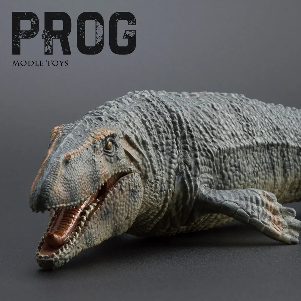 Large Prognathodon Mosasaurus Jurassic Marine Animal Model Toy Figurine Science Education Collection Decorative Gift