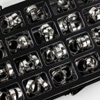 80pcs Orthodontic Buccal Tube Bands 1st Molar Stainless Steel, 0.022 Roth/MBT Options