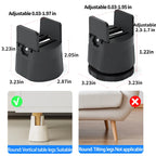 Adjustable Splint-Type Lift Pads: Moisture-Proof, Shockproof For Furniture Legs; Fits Table/Chair/Stool Legs For Heightening