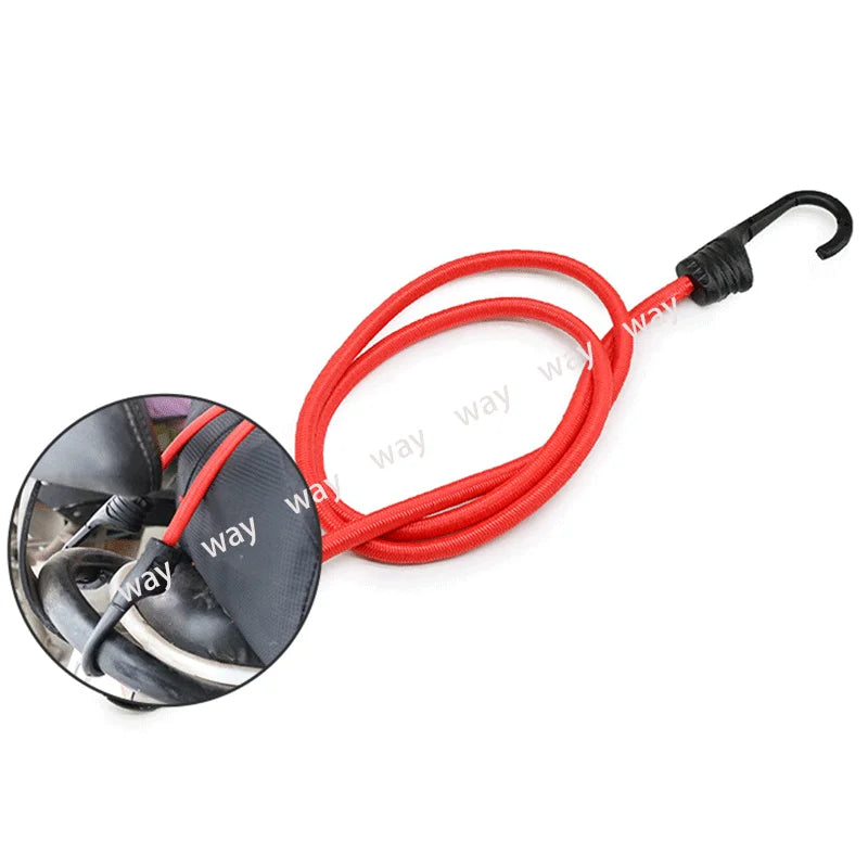 Elastic Bungee Cords with Hooks Set, 9pcs or 12pcs Luggage Tie Down Straps for Bike Motorcycle