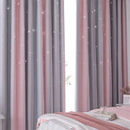 grey pink / 107x240cm / Grommet Top