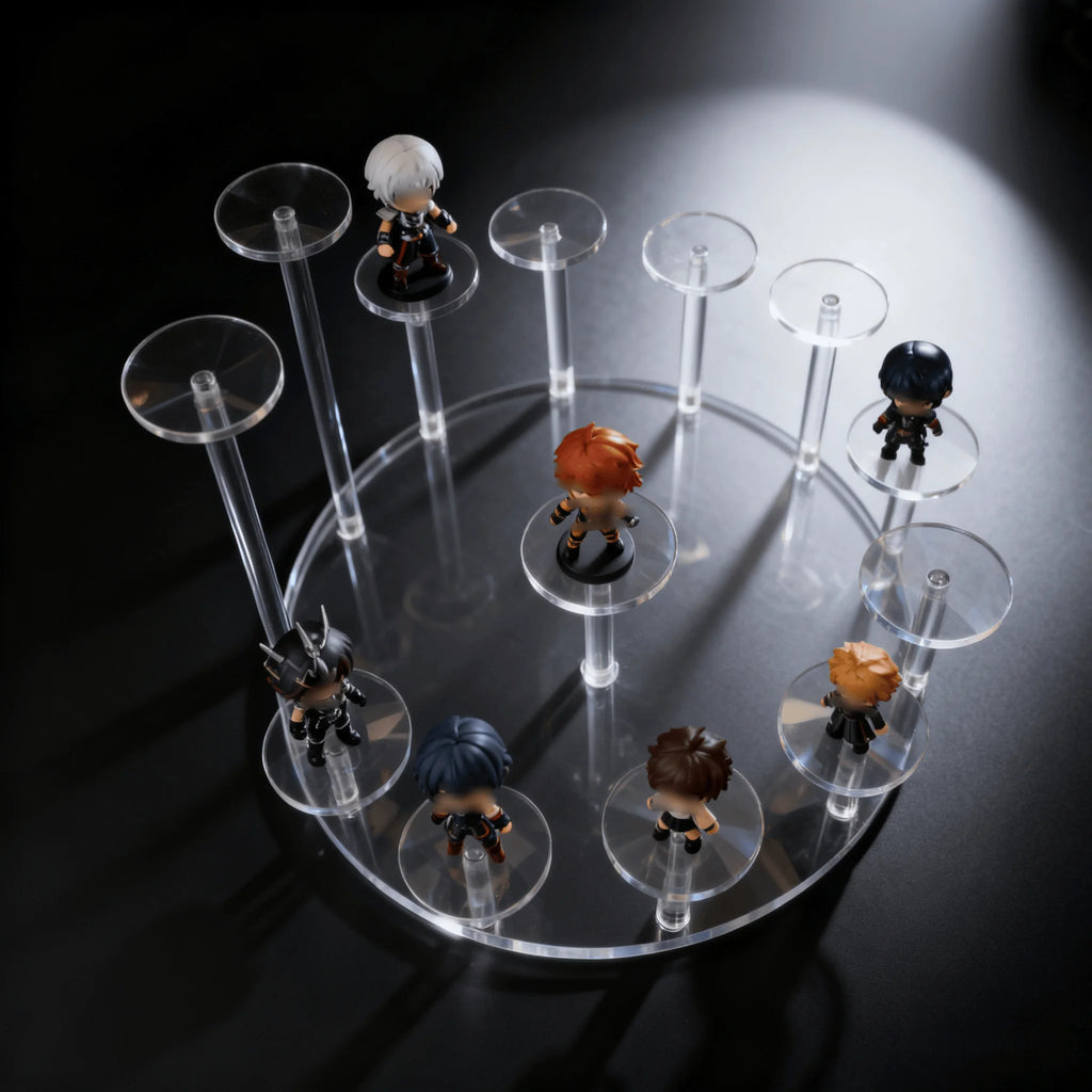 1 PC 13Heads  Acrylic Display Stand, Used For Placing Jewelry, Collectibles,  Multifunctional Display Stand For Accessories