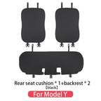 car seat cover cushion For Tesla Model 3/Model Y 2019-2026 juniper Ice Silk Seat Cover breathable seat car Interior accessories