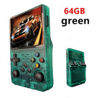 Retro R36S Handheld Video Game Console 3.5 Inch IPS Screen 128GB Preloaded Games Portable Pocket Player Linux System