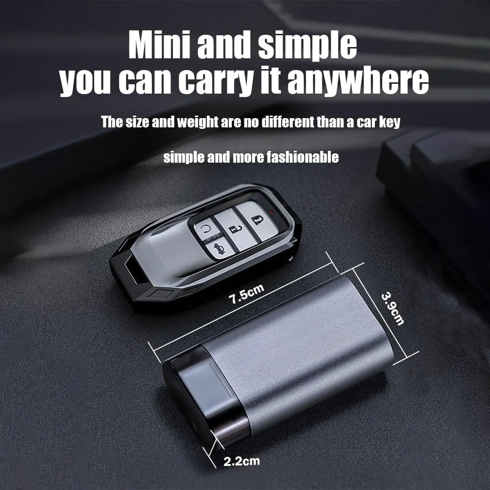 2-in-1 Car Safety Hammer Window Breaker with Seat Belt Cutter, Spring-Loaded