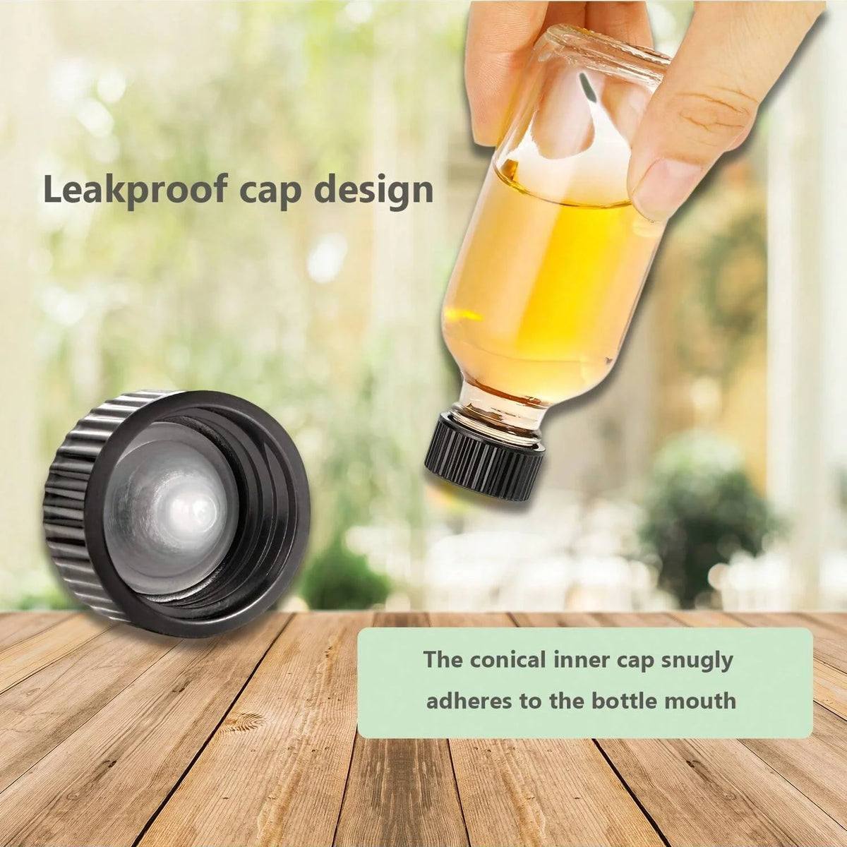 10/20/30Pcs Modern Glass Liquid Bottles with Lids, Suitable for Ginger Juice, Oil, Mini-60Ml Eco-Friendly Juice Containers, Hand Wash Only, Bpa-Free, Perfect for a Healthy Lifestyle, No Electricity Required. Equipped with a Liquid Pouring Funnel.