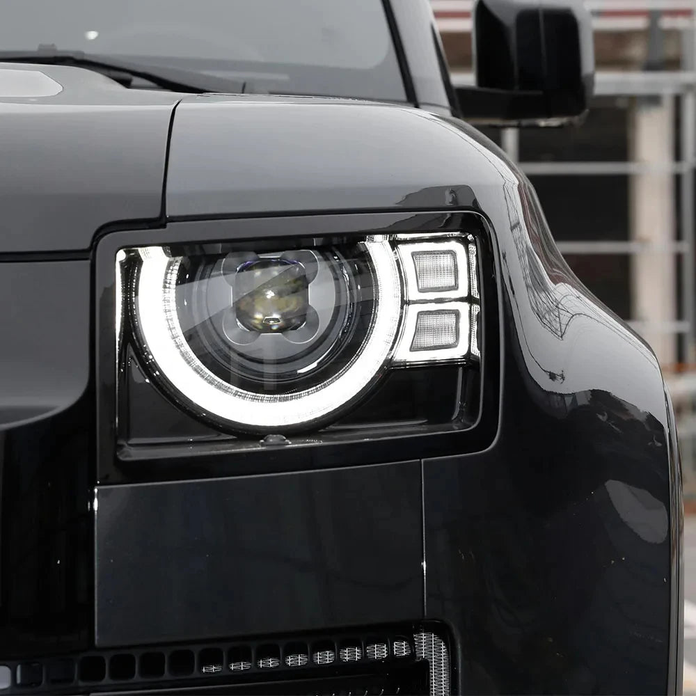 For Land Rover Defender 2020-2023 DRL Board Car DRL Headlight Light Guide Strip Daytime Running Light Tube Bar