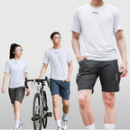 WOSAWE Cycling Shorts Men Padded Undershorts MTB Mountain Bike Wear Pockets Quick Dry Breathable Men's 2 In 1 Cycling Shorts