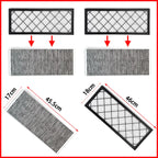 PINMOAP Cabin Air Filter HEPA Suitable For Tesla Model Y 2020-2024 Activated Carbon Filter Cartridge White Antibacterial 4PCS
