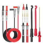 Cleqee P1033B Automotive Multimeter Test Leads Kit with Wire Piercing Puncture Probes 4mm Banana Plug Test Leads Test Probes