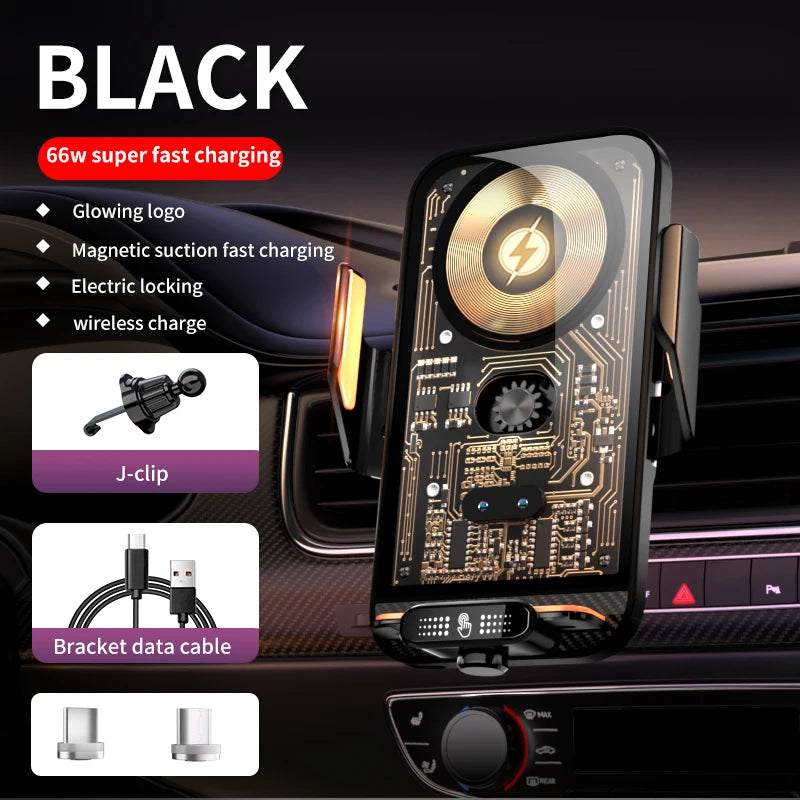 For Chevrolet Silverado 2022 2023 2024 Phone Holder Car Double Bracket Base Magnetic MagSafe Wireless Charging Car Phone Mount