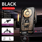 For Chevrolet Silverado 2022 2023 2024 Phone Holder Car Double Bracket Base Magnetic MagSafe Wireless Charging Car Phone Mount