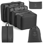 7/8/9/10 Pcs Set Travel Organizer Storage Bags Suitcase Packing Cubes Set Cases Portable Luggage Clothes Shoe Tidy Pouch Folding
