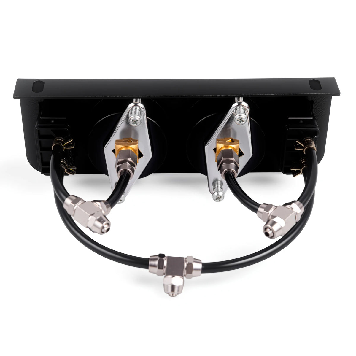 Panel Paddle Valve Switch with Two Air Suspension Pressure Gauge, Air Fittings, Contorl Air Bags in Car Suspension System