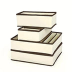 4pcs Underwear Storage Dox, sock Underwear Storage Divider, Closet, Home Storage And Finishing Fabric Bra storage Device