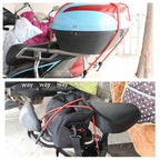 Elastic Bungee Cords with Hooks Set, 9pcs or 12pcs Luggage Tie Down Straps for Bike Motorcycle