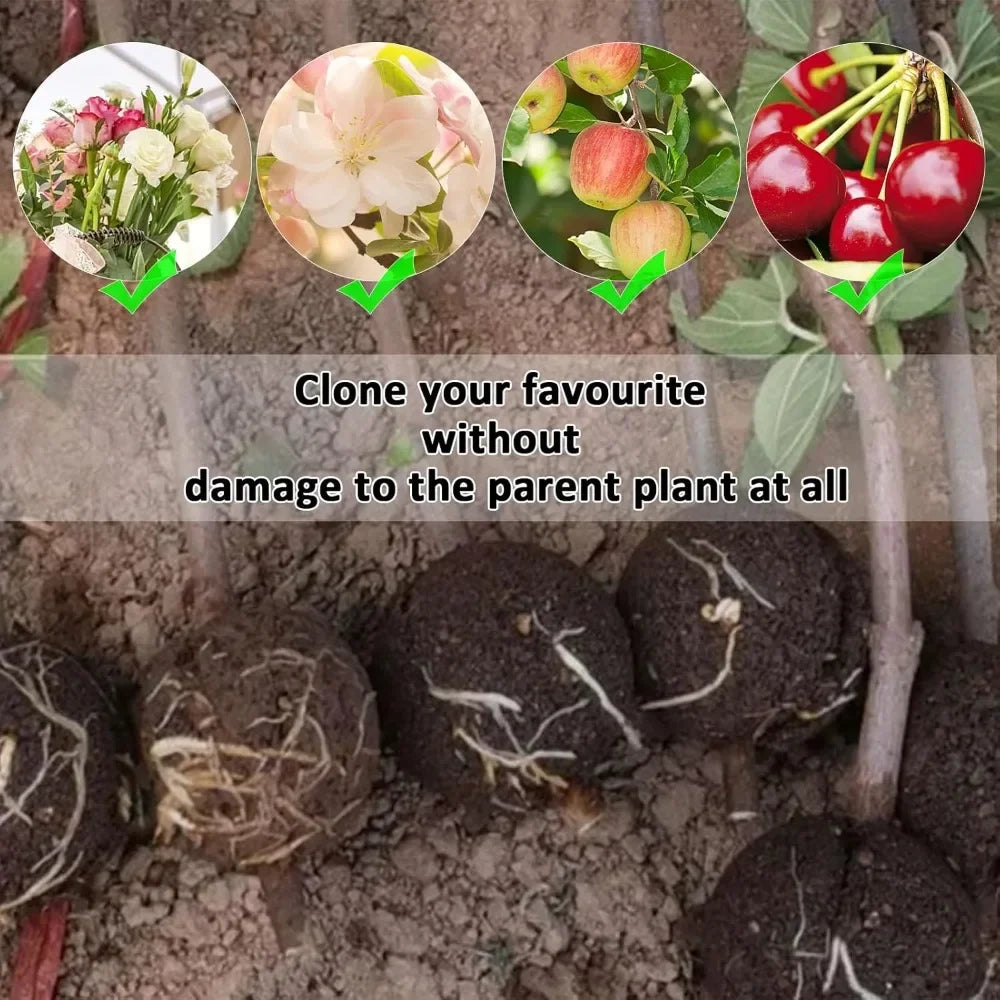 Air Layering Pods Plant Rooting Ball High Pressure Propagation Root Grow Box Graft Breeding Growing Case Planting Nursery Pot