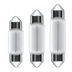 Car Signal Lamp 10pcs OSRAM C3W C5W C10W 12V SV7-8 6411 6438 6428 6418 12844 12866 Reading light Interior Halogen Bulbs