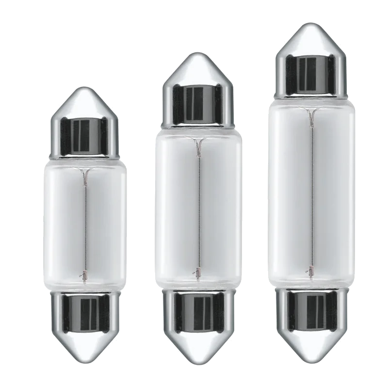 Car Signal Lamp 10pcs OSRAM C3W C5W C10W 12V SV7-8 6411 6438 6428 6418 12844 12866 Reading light Interior Halogen Bulbs